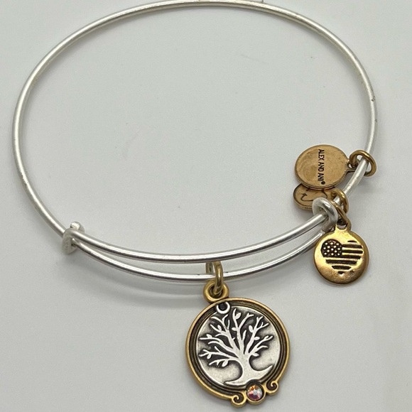 Alex and Ani Family Tree Bracelet Stack - Picture 2 of 6